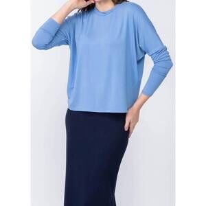 NEW KMW dolman sleeve top in denim blue